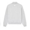 MLB Comfortable Stylish Beautiful Lightweight Half-Zip Polo Sweatshirt Women Sweatshirts Light-Gray 3FMTB0341-44MGS