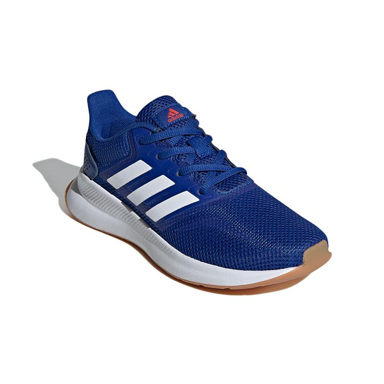 adidas Runfalcon 1.0 K Breathable Low Top Kids' Running Shoes Blue White Kids' FV8838