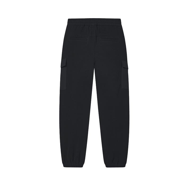 New FILA LifestyleORIGINALE Knitted Sports Pants Men's Jet Black F11M449801FBK