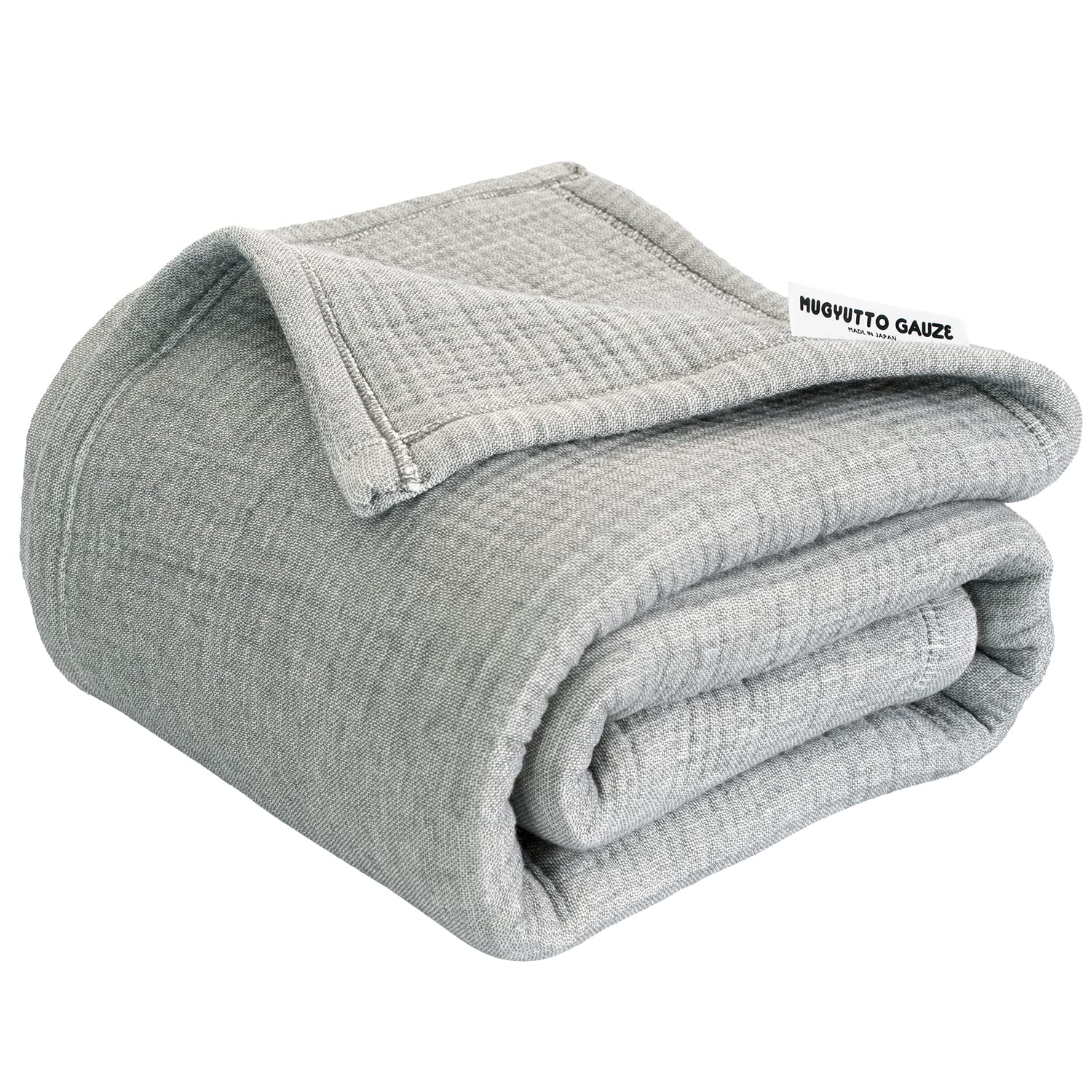 

oruTa Марля Сделано из Толстого Детского Напа 128 x 190 Серое Одеяло, Односпальное, Япония, 5-слойная марля, Пушистое, Одеяло, Стираемое, 100% хлопок, Прибл.. см, серый