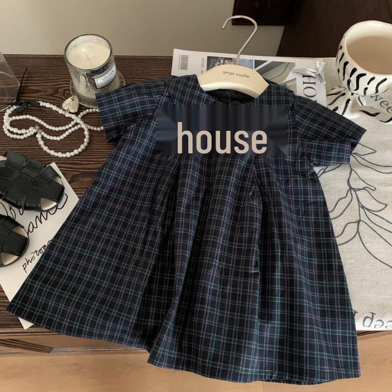 

Clearance: Girls Plaid Dress with Peter Pan Collar – No Returns or Exchanges 100cm