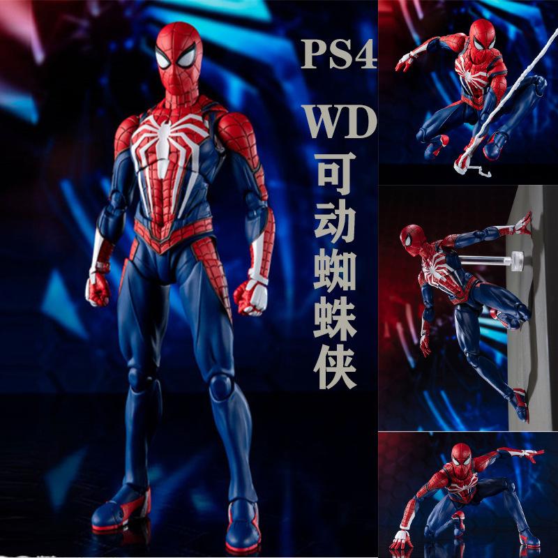 Spider-Man Upgraded Suit Action Figure - Sony PS4 Game Version Model