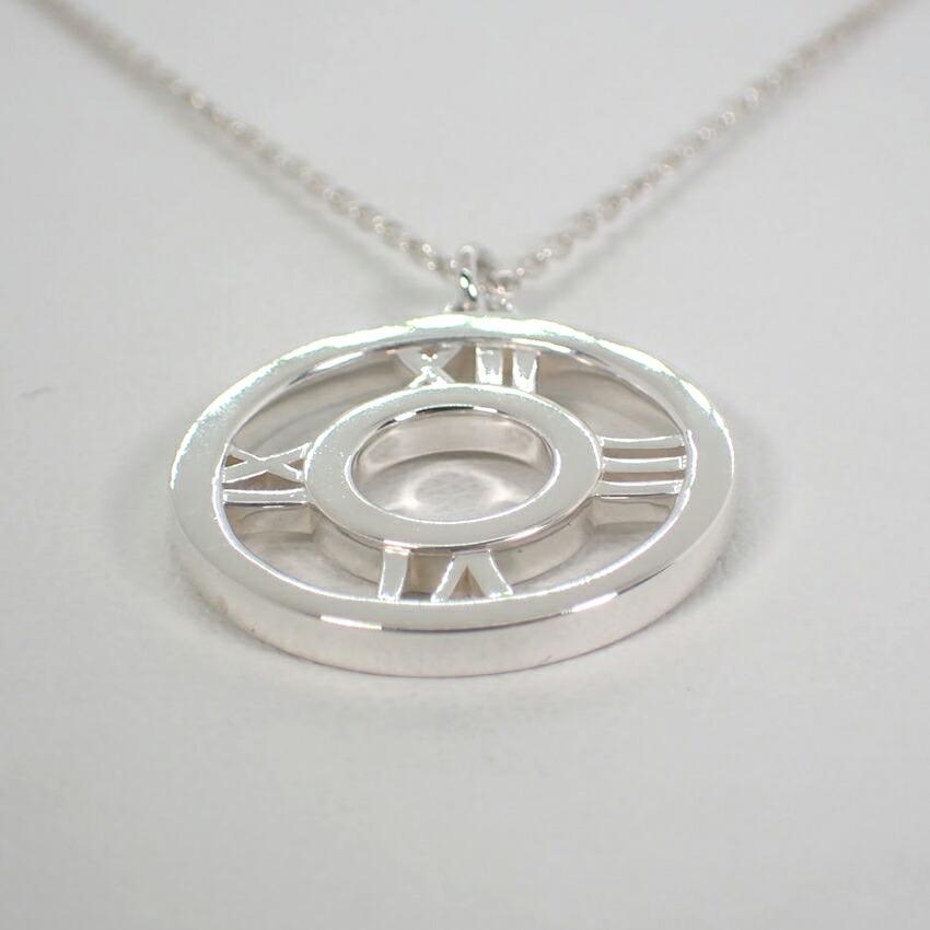 [Gebraucht] TIFFANY/Tiffany 925 Atlas Medaillon Anhänger/Halskette/g422-32