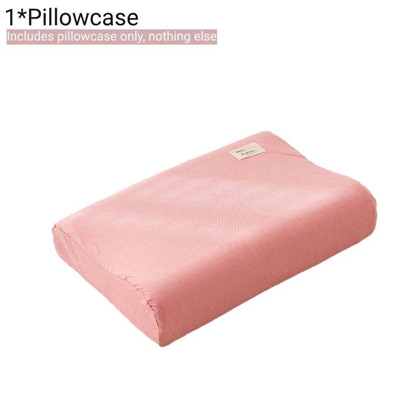 Hypoallergenic Cotton Latex Pillowcase Soft And Skin-friendly 50x30cm Memory Foam Pillow Cover All Seasons Pillowcase