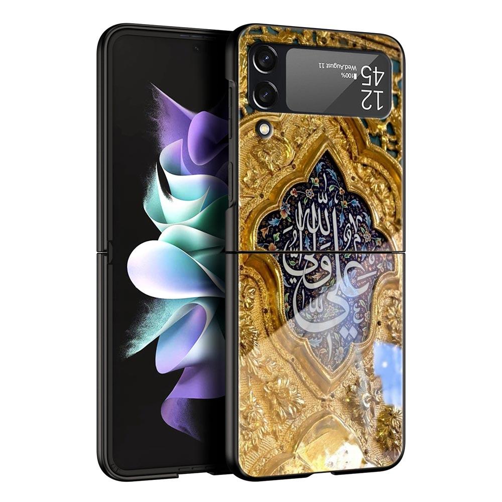 

Чехол для телефона Samsung Galaxy Z Flip 3 4 5 6 7 Складной Для Samsung Z Flip4 Flip5 ПК Жесткая Крышка Мекка Имам Али Исламский Шиитский Святой Galaxy Z Flip5