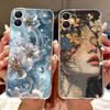 For Samsung Galaxy A06 Case A065F A065M Fashion Girls Flowers Soft Silicone Back Cover For Samsung A06 A05 SamsungA05 Case