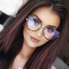 Neue Einzigartige Katzenaugenbrille Retro Mode Blaulichtfilterbrille Metallrahmen Damen Herren Computer Lesebrille