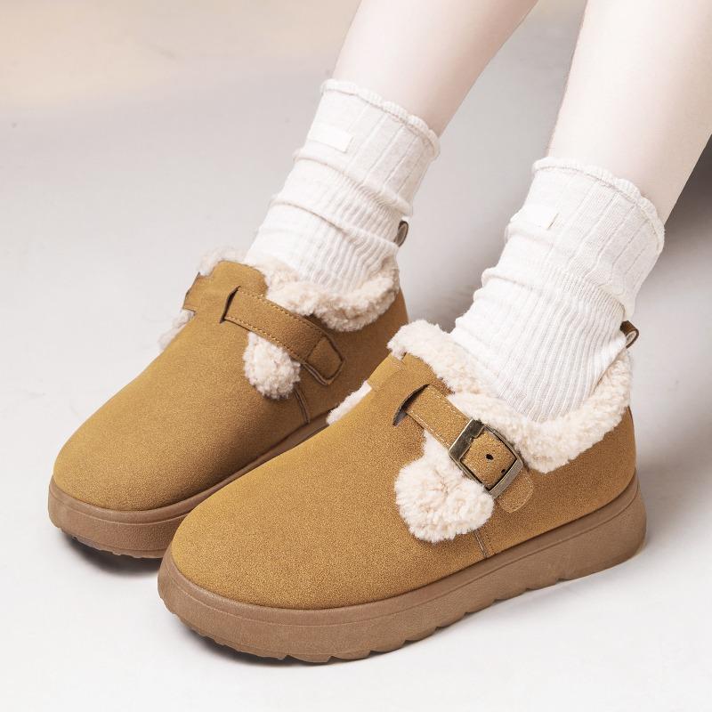 Cotton Shoes Women's Shoes New Fashion Warm Snow Boots Pumps Versatile Boots with Fleece Thickened Women's Boots Cotton Boots