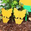 6Pcs Double Sided Sticky Board Odorless Waterproof Fruit Fly Trap UV Resistant Child Pet Safe Plant Yellow Sticky Traps for Indoor Outdoor Kitchen