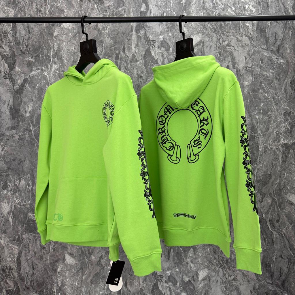 New Chrome Hearts Sanskrit Cross Cropped Hoodie