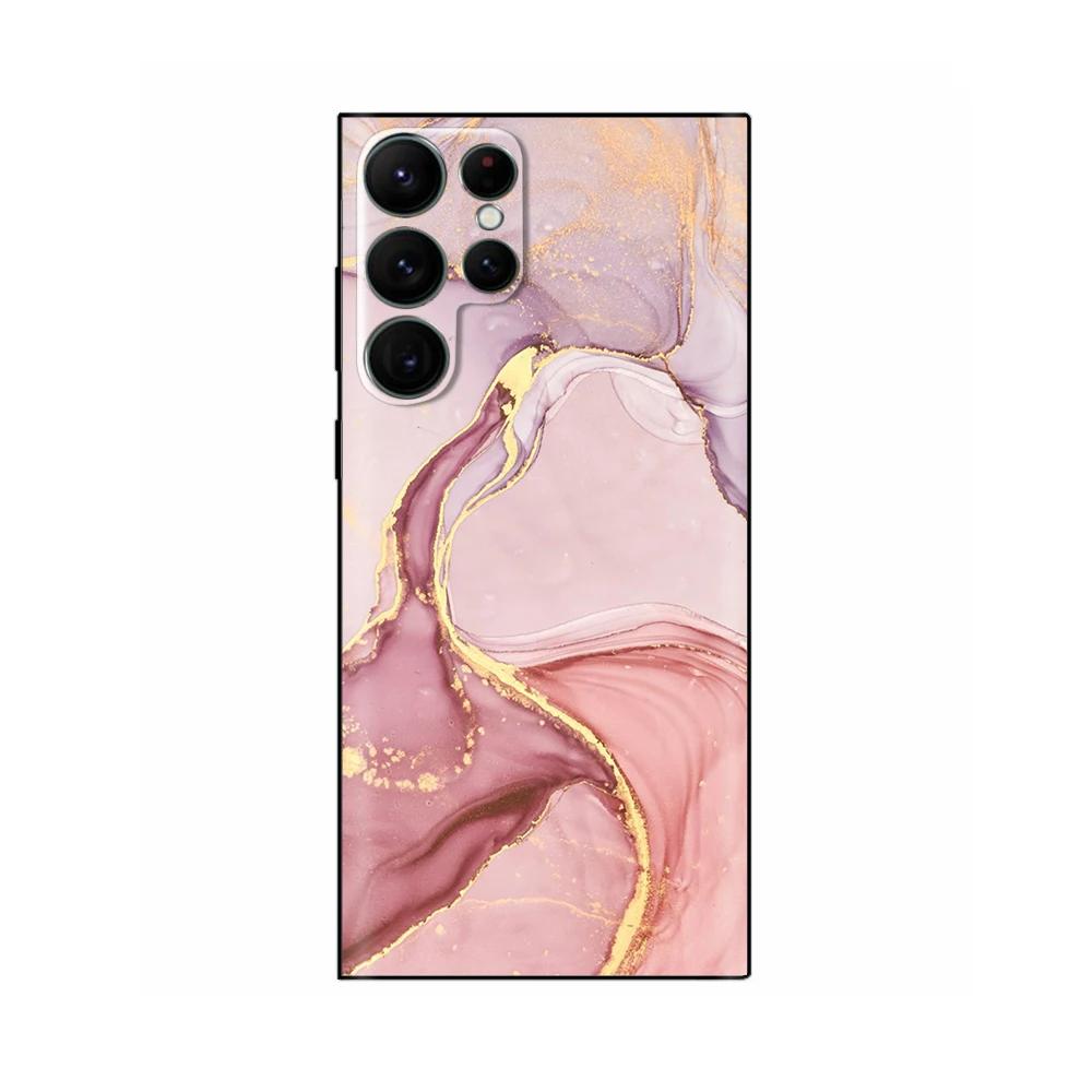 Für Samsung Galaxy S22 Ultra Hülle Abdeckung Für Samsung S23 Ultra S 23 Marmor Weiches Silikon Handyhülle S22Ultra S22 5G s 22 Funda