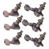 6Pcs Guitar Locking Tuners Tuning Pegs for Full Enclosed Electric Guitars AccessoriesAntique Copper