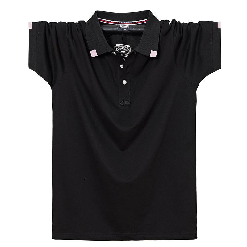 Fat Plus Herren Kurzarm T-Shirt Business Polo Atmungsaktives Herren POLO Shirt