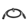 ZBLZGP XLR 4-Pin Male To XLR 4-Pin Female Power Extension Cable for Camera Monitor, Godox VL150, VL200, VL300, and LED Lighting (Original 4-Pin XLR
