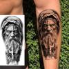 1 Vel Cool Krijger Gladiator Tijdelijke Tatoeages Voor Mannen Vrouwen Realistisch Wolf Leeuw Waterdicht Nep Tatoeage Lichaam Arm Kunst Sticker