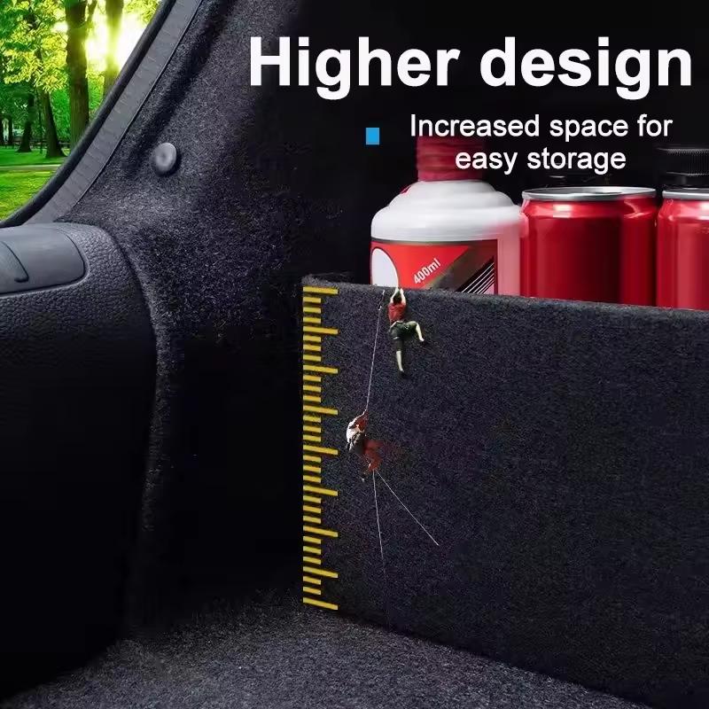 Car Trunk Storage Box For DFSK E5 Landian E5 ~2026 NEV Evolute i-SPACE Anti-dirty Organizer Partition Side Auto Accessories