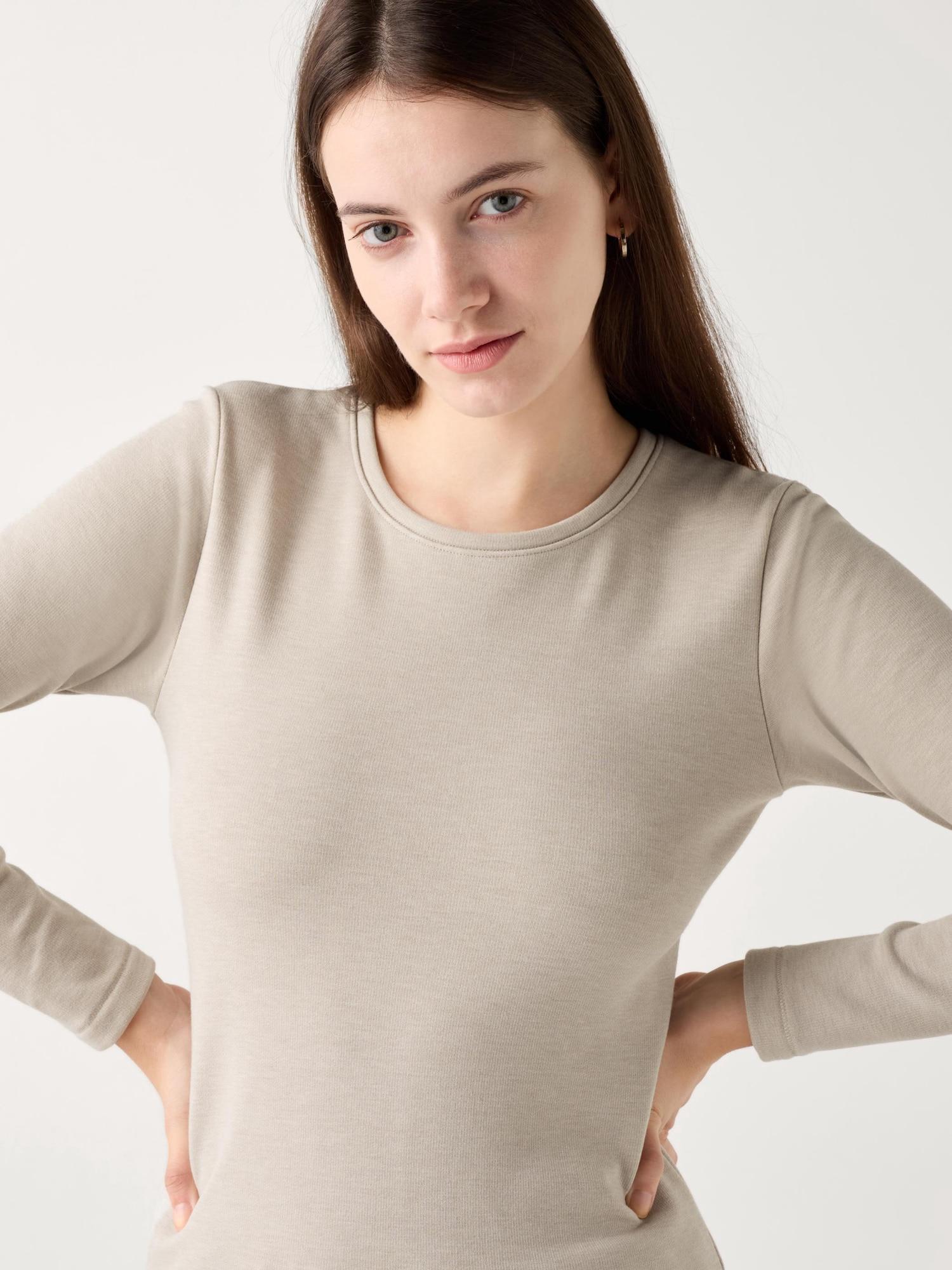 

Футболка Uniqlo Japan Ultra Warm Heattech Crewneck 31 BEIGE/L