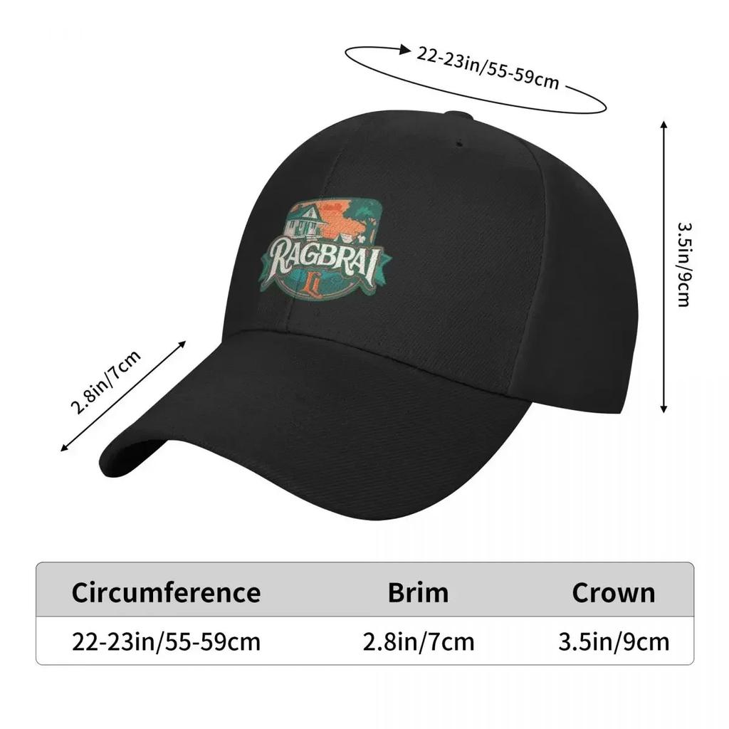 Ragbrai 2024 Baseball Cap Hat Luxury Brand Funny Hats Golf Wear Men Women's