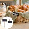 Rustic Log Style Message Clips 10PCS Mini Blackboard Clips/Signs with Wooden Stands, Reusable Small Chalkboard Labels for Floral Arrangements