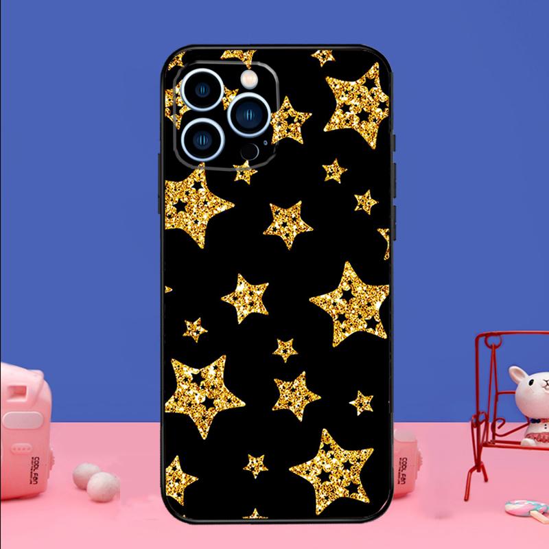 Bright Stars Art Phone Case For iPhone 17 16 15 14 13 11 12 Pro Max Plus 13 12 mini 16e 17 Air Bumper Cover