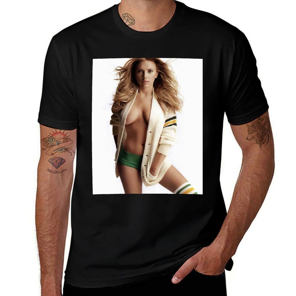 Het Scarlett T-shirt t-shirts för man pack vit man t-shirt bomull högkvalitativ t-shirt personlig T-shirt