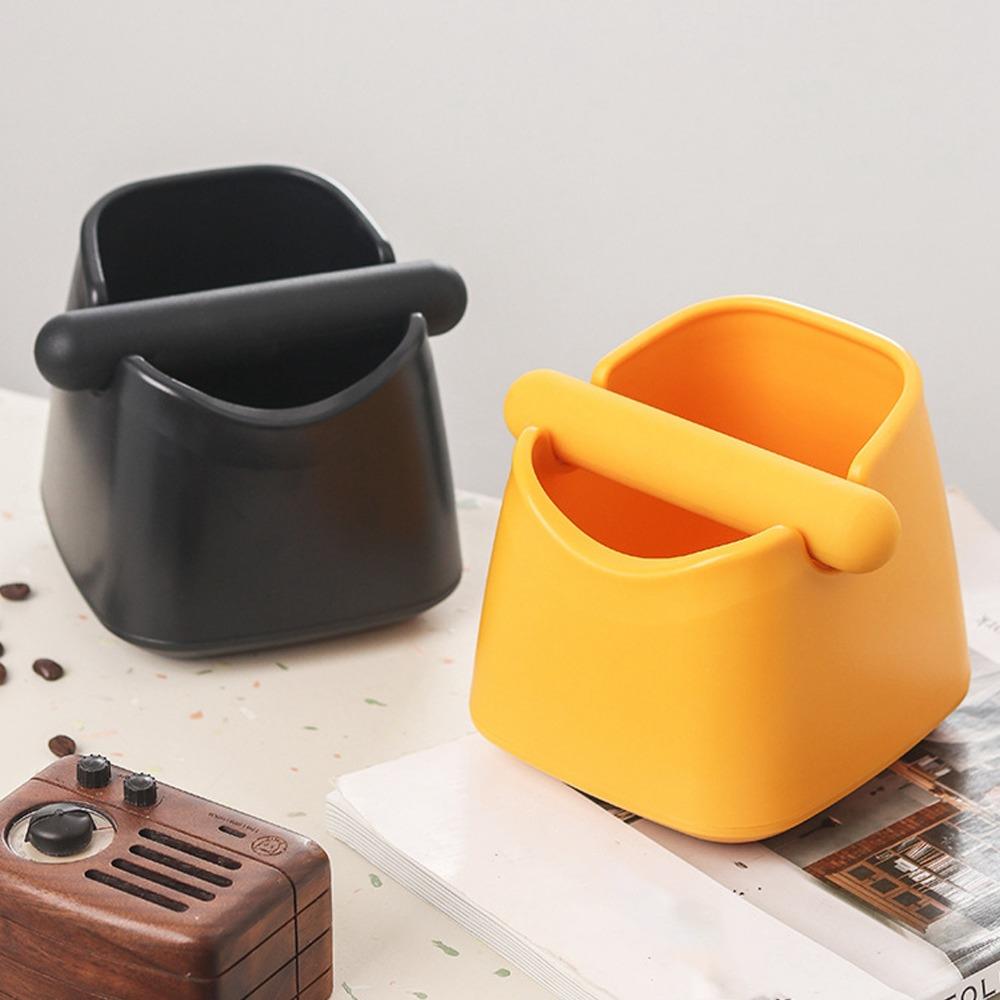 Removable Knock Bar Coffee Knock Bin Rubber Bar Espresso Grounds Container  Home Coffee Station