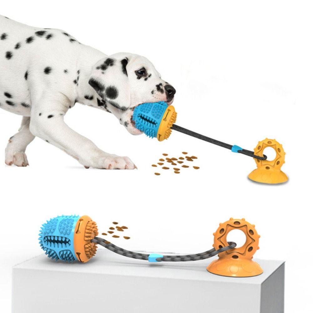 

Интерактивная игрушка для собак, устойчивая к укусам, в форме сосновых шишек, игрушка для перетягивания зубов, для чистки зубов жёлтый/синий