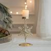 Elk Snowflake Tree Candle Holder Xmas Tree Christmas Candlestick Candle Stand  Christmas