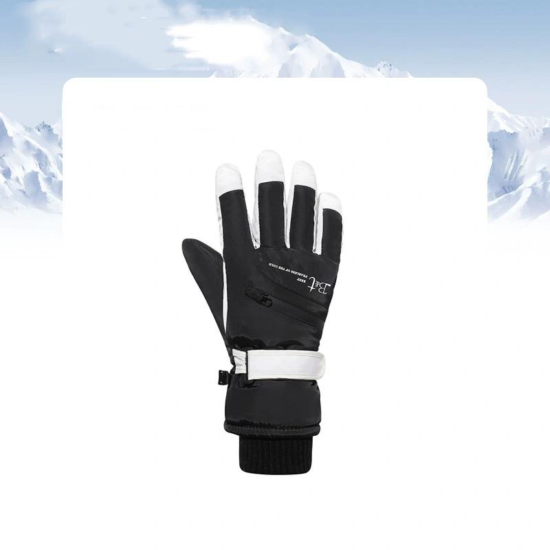 Winter Women Cold Proof Winter Ski Gloves Outdoor Padded Warm Electric Car Riding Gloves Non-slip Waterproof Touch Screen Gloves