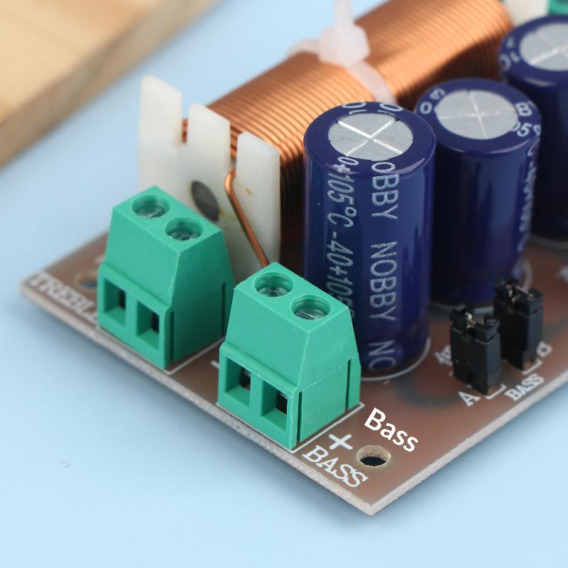 400W Audio Lautsprecher Frequenzweiche 2 Kanal Crossover Filter Modul Einstellbar Full Range Höhen Bässe Schweißfrei