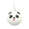 Plush Key Pendant Ultra Soft Anti-fall Adorable Slow Rebound Panda Buns Bag Strap Pendant for Anniversary Gift