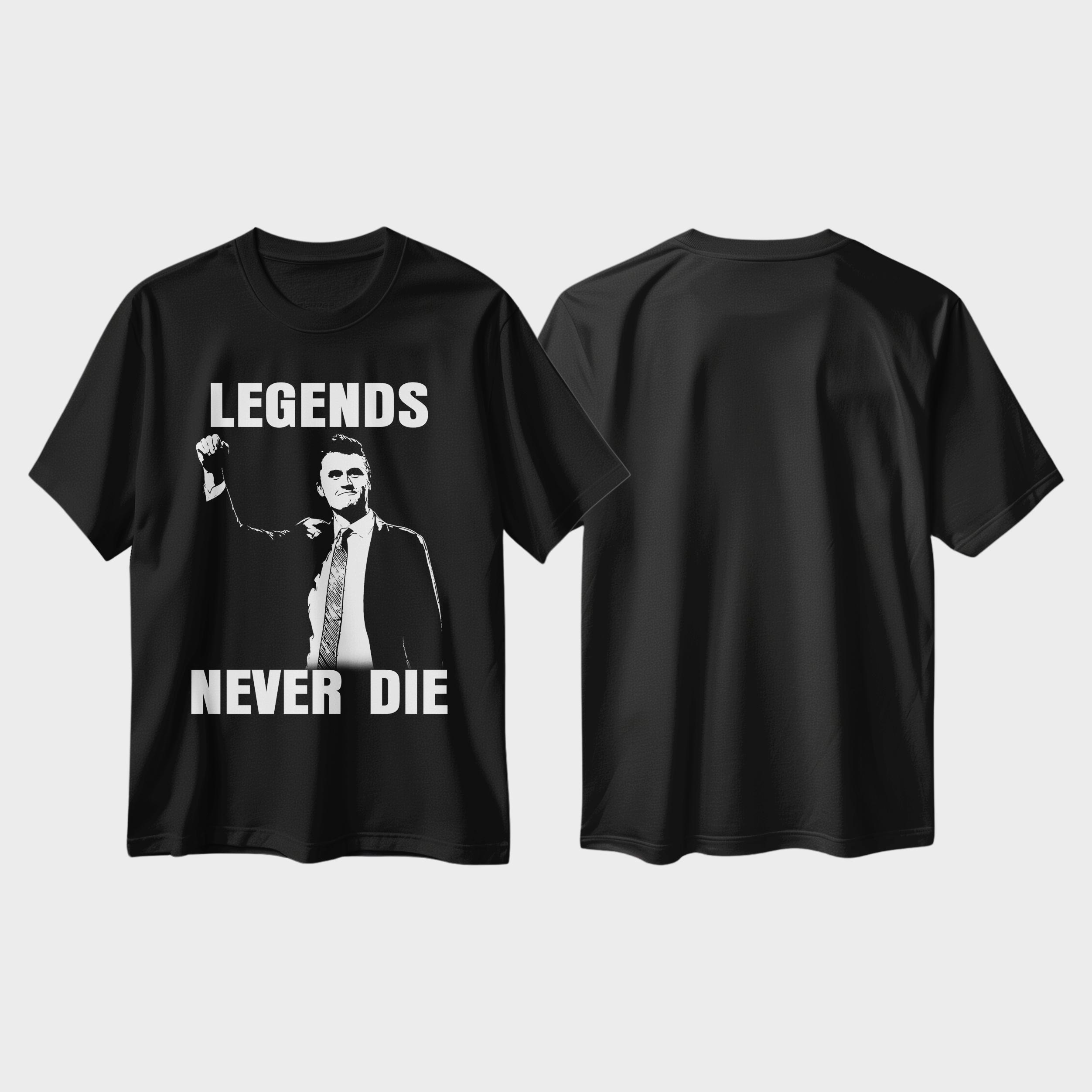 

RIP Charlie Kirk American Freedom Fighter T-shirt, Pure Cotton Round-neck Short-sleeved Breathable Sports Shirt - Men s Summe... S разноцветный