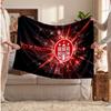 FC St. Pauli Personalized Fleece Blanket With Football Logo, Custom Name Text Soft Warm Home Throw Blanket