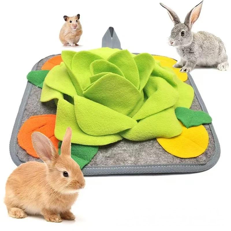 Schnüffelteppich Interaktives Hundespielzeug für kleine große Hunde, Langsamer Futterspender Futterteppich, Anti-Angst Langeweile Trainingsmatte für Katzen Haustiere