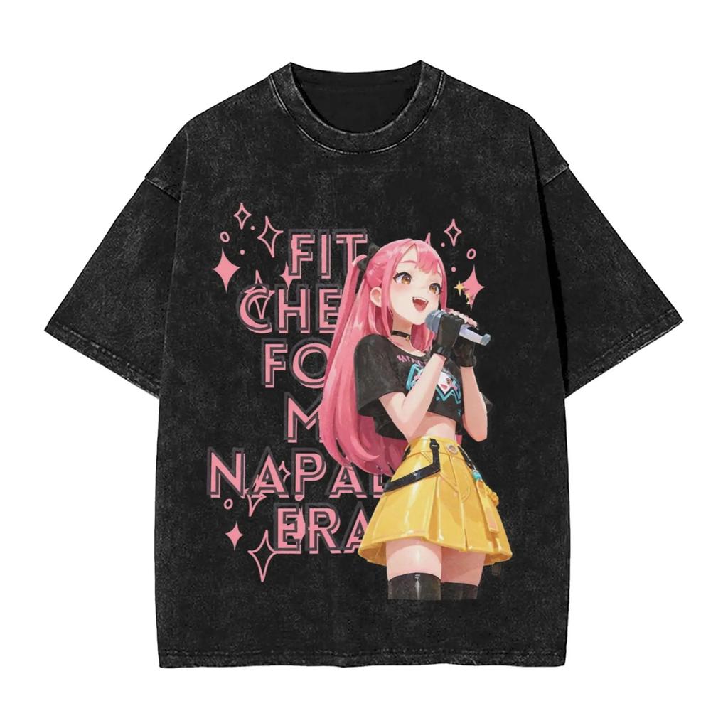 Huntrix Kpop Demon Hunters Mira Rumi  Zoey T Shirt Summer Washed T-Shirts Casual Hippie Tee Shirt for Men Print Top Tees 2025