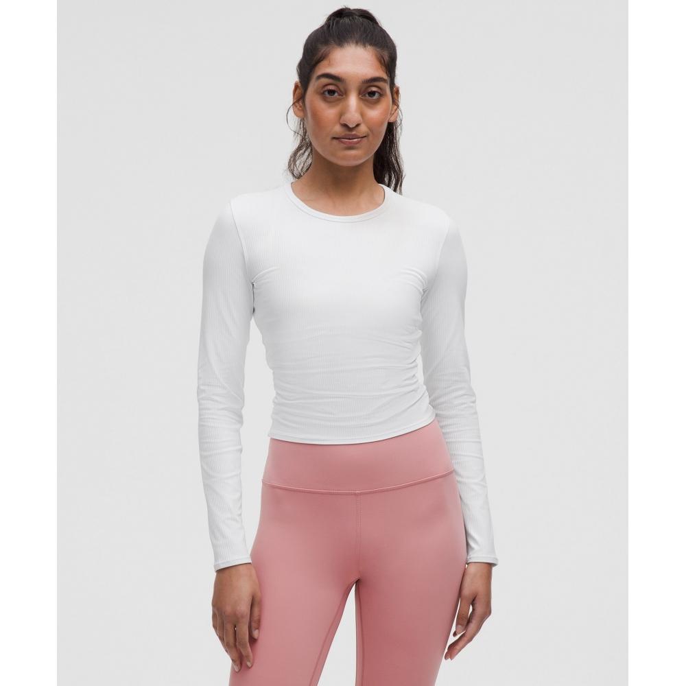 

Lululemon Рубашка с длинным рукавом All It Takes Back Twist Ribbed белая 8