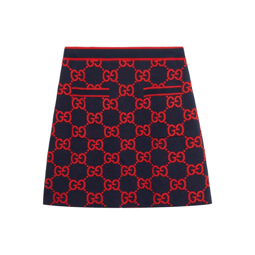 GUCCI Wool-jacquard Skirt 743320-XKC8X-4754