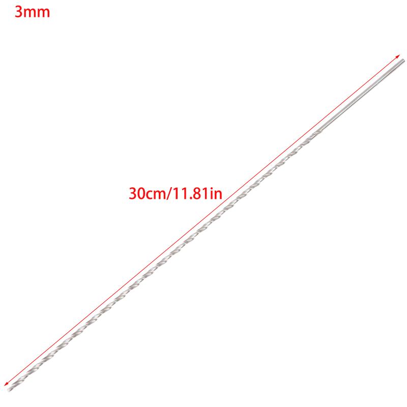 

2mm/3mm/4mm/5mm/6mm Extra Long HSS Drilling Straight Shank Drill Bits Parts Cutter Drilling Kit For Wood Steel Metal Alloy