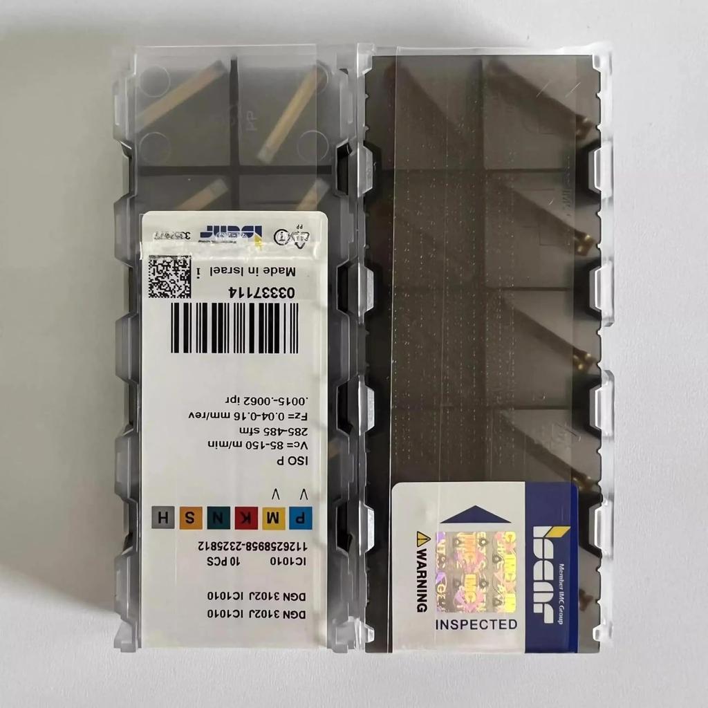 ISCAR / DGN3102J IC1010 /Industrial indexable Carbide Inserts 10 PCS