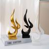 Modern Flame Small Sculpture Resin Home Decor For Living Room And Office Gift