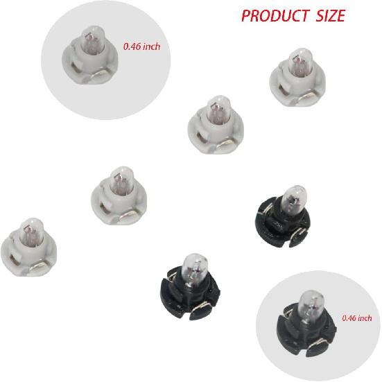 Heater A/C Control Panel Dash Light Bulb(Set of 6pcs) Fit for Honda Odyssey(EX, EX-L, Touring) 2005-2010 Replace#79607-SHJ-S01 90010-09017