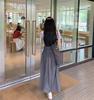 Women's 2024 Summer Sweet Color Block Short Sleeve High Waist Midi Dress Set