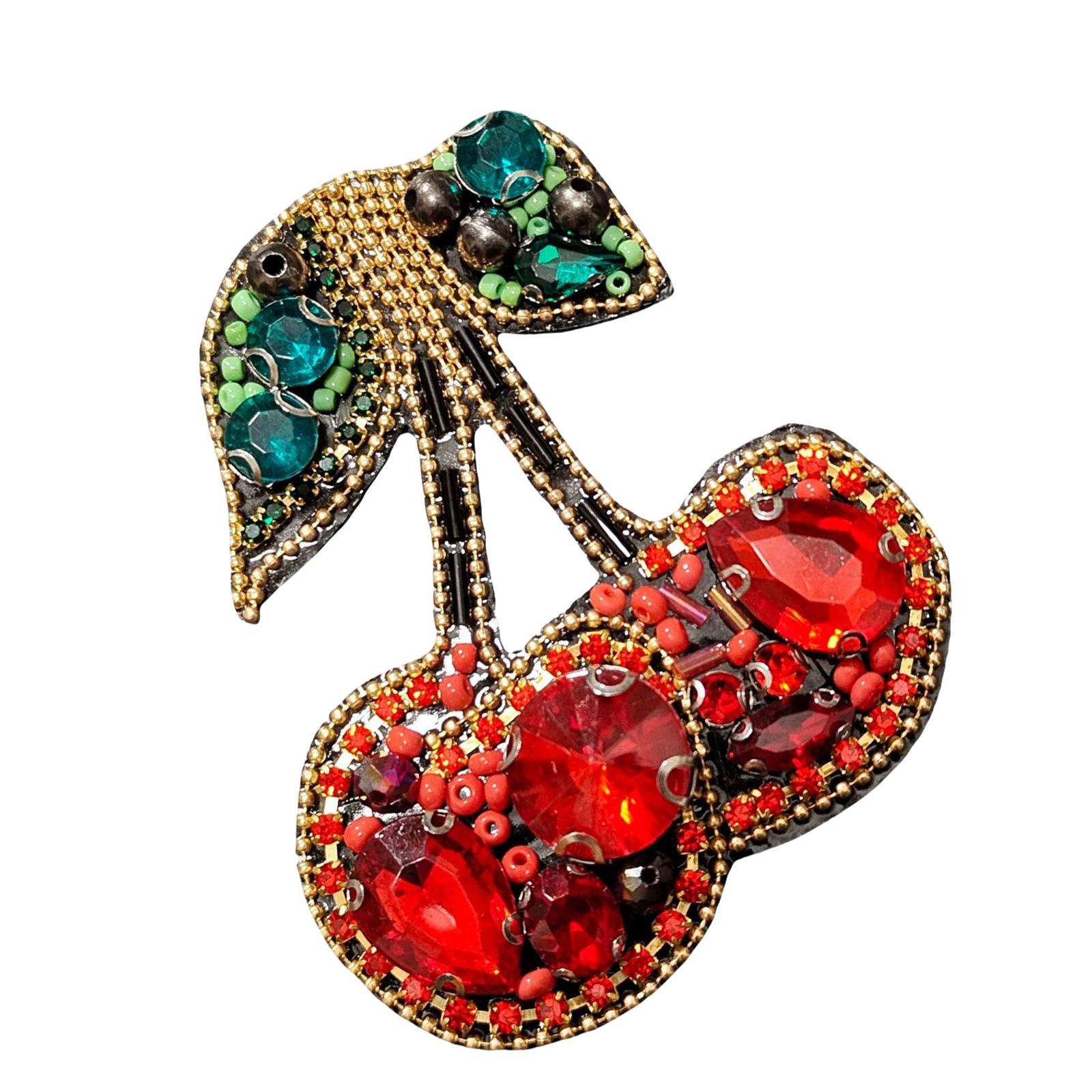 

Ручная работа Стразовая Аппликация Вишня для Украшения Одежды Добавьте Уникальный Шарм и Индивидуальность Сумке Джинсам Материал для Рукоделия