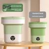 12L Large Capacity Portable Folding Washing Machine Semi-Automatic Timer Function Lightweight Compact Design Underwear Socks Washer