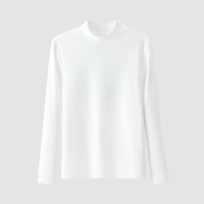 Women's Thermal Velvet Long-Sleeve Turtleneck Top for Fall/Winter