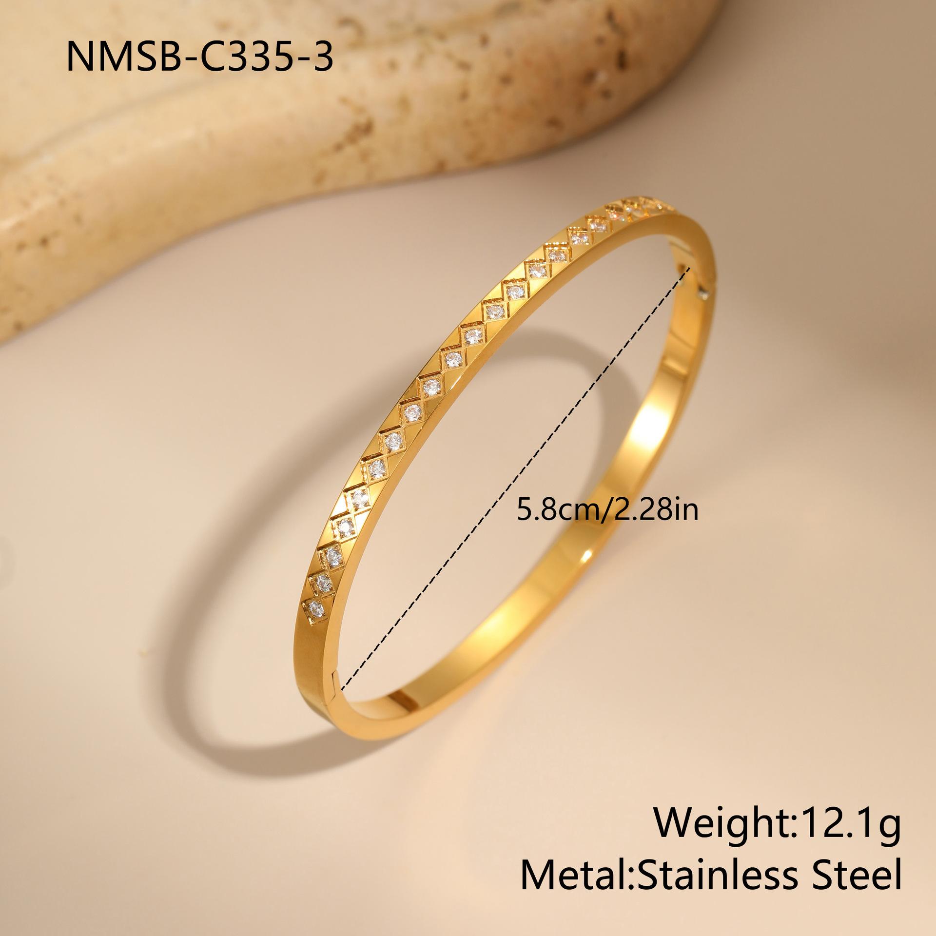 GEMCHIC Women s Vintage High-end Titanium Steel Bangle Bracelet - Stainless Steel, Fade-resistant, Fashion Jewelry