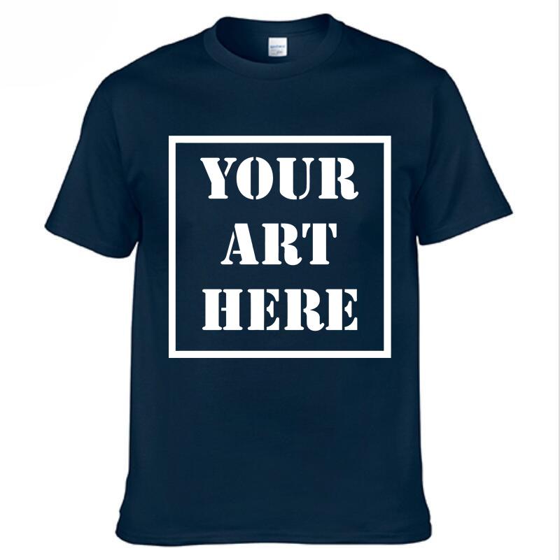 

Customized Printed Men Women Tshirt Summer Cotton Casual Clothing Fashion DIY Design Logo Tshirt Custom Gifts Tees S