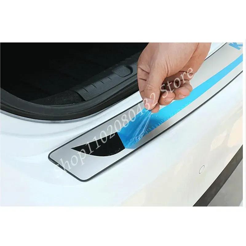 For 2014-2017 2018- Nissan X-Trail X Trail T32 Ultrathin Stainless Rear Bumper Protector Sill Exterior Guard Pedal Accessory