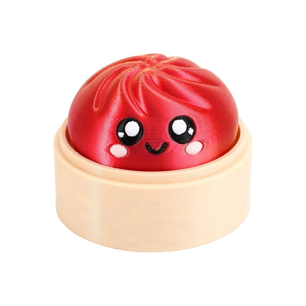 Pãozinho Macio Impresso em 3D Brinquedo para Alívio do Estresse Macio Aperta Brinquedo Sensorial Fidget para Ansiedade e Foco com Design de Rosto Fofo Material Durável