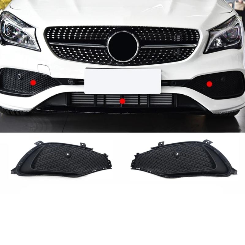 2Pcs Front Bumper Grille Replacement Fog Light Cover for CLA180 CLA200 CLA250 W117 2016-2019 Auto Accessory 1178857500